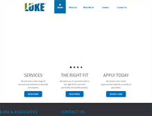 Tablet Screenshot of lukeassoc.com